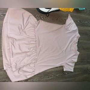 Dusty purple tee shirt dress